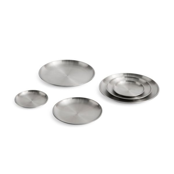 HAY Outdoor Market by Jasper Morrison Shop Steel Plates - Set of 2 - Small