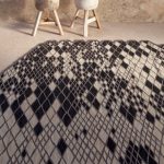 Nanimarquina Losanges Rug Black - 7'7 x 9'10