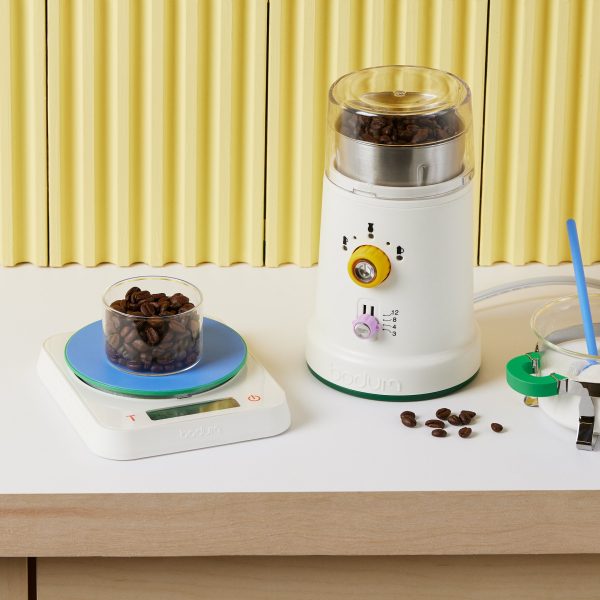 Bodum Adjustable Electric Coffee Grinder - White/ Multi