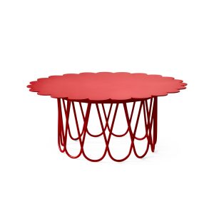 Alexander Girard Flower Coffee Table from Herman Miller - Red