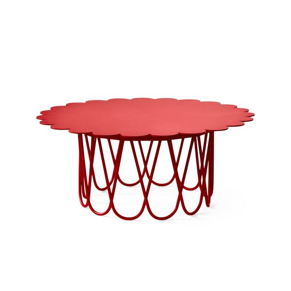 Alexander Girard Flower Coffee Table from Herman Miller - Red