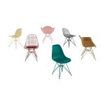 Herman Miller x HAY Eames Wire Chair - Black Blue
