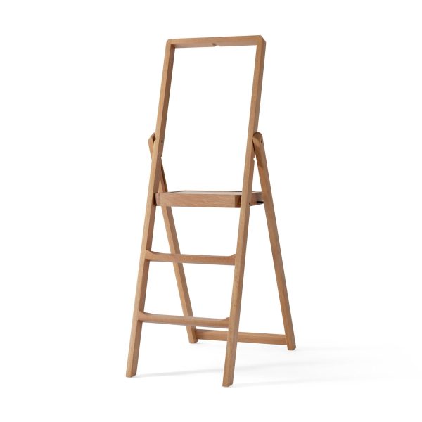 Design House Stockholm Foldable Step Ladder - White Beech Wood