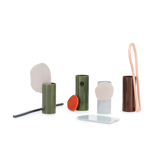 Vitra D??coupage Ceramic Vase - Green