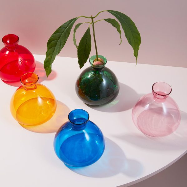 Avocado Vase - Emerald Green