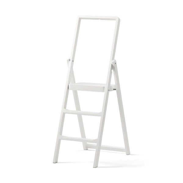 Design House Stockholm Foldable Step Ladder - White Beech Wood