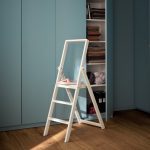 Design House Stockholm Foldable Step Ladder - White Beech Wood