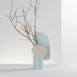 Vitra D??coupage Ceramic Vase - Yellow