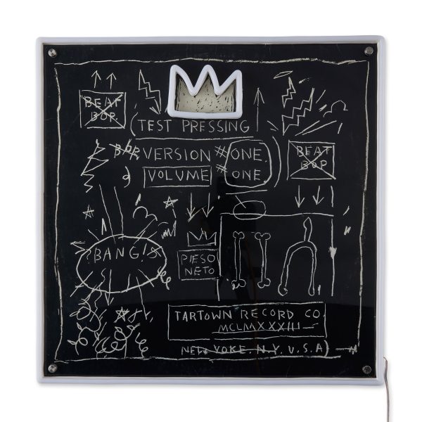 Jean-Michel Basquiat Beat Bop Neon Sign