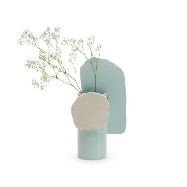 Vitra D??coupage Ceramic Vase - Yellow