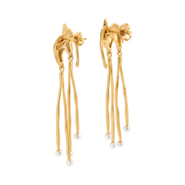Salvador Dal?? Gold-Plated Elephant Earrings