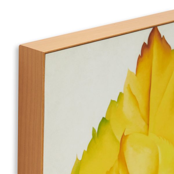 Georgia O'Keeffe 2 Yellow Leaves Framed Poster