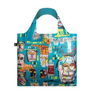 Loqi Recycled Polyester Artist Tote Bag - Basquiat