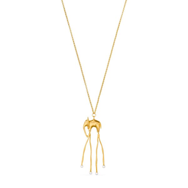 Salvador Dal?? Gold-Plated Elephant Necklace
