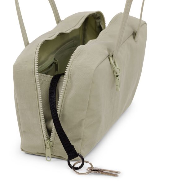 Baggu Recycled Nylon Bowler Bag - Celadon