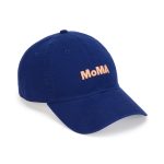 Colorful MoMA Adjustable Baseball Cap - Royal Blue/ Peach