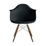 EamesĀ® Molded Recycled Plastic Armchair from Herman Miller - Black
