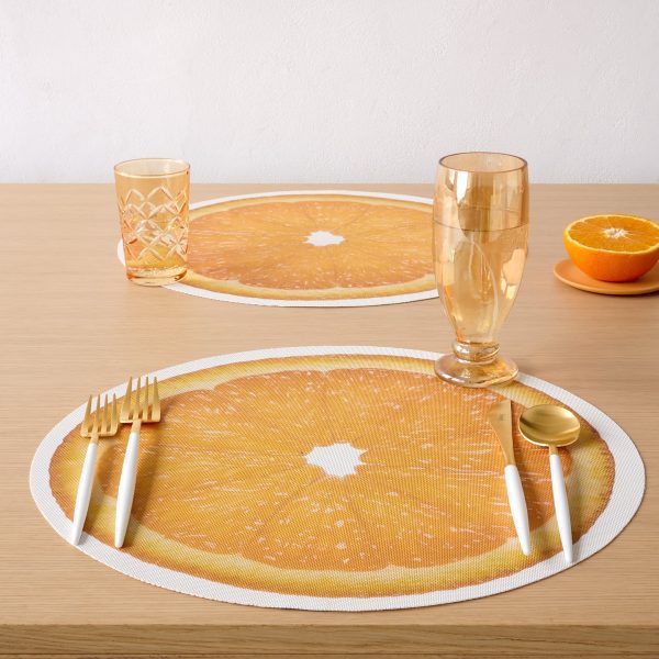 Chilewich Citrus Placemat - Orange