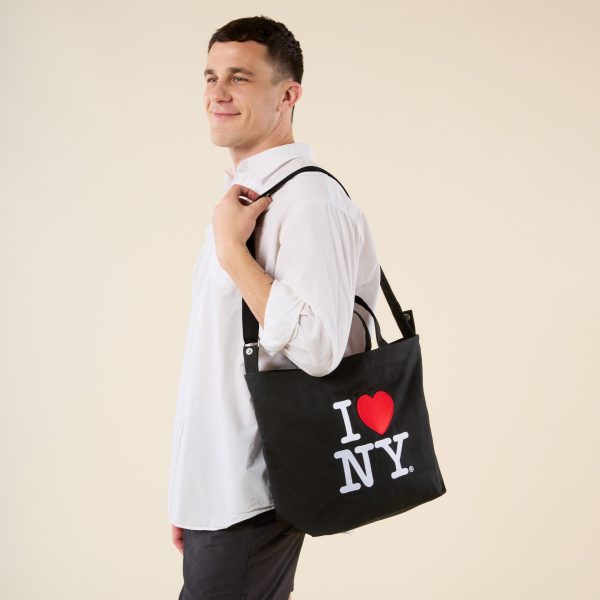 Baggu I (Heart) NY Recycled Cotton Horizontal Duck Bag