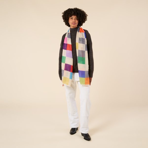 Ellsworth Kelly Hundred Panels Recycled Polyester Scarf