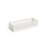 HAY Recycled Plastic Collapsible Color Crate - Off White