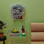 Jean-Michel Basquiat Head Neon Sign