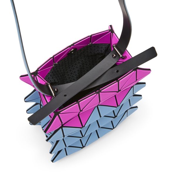 BAO BAO ISSEY MIYAKE Growth Crossbody Bag - Pink/ Light Blue