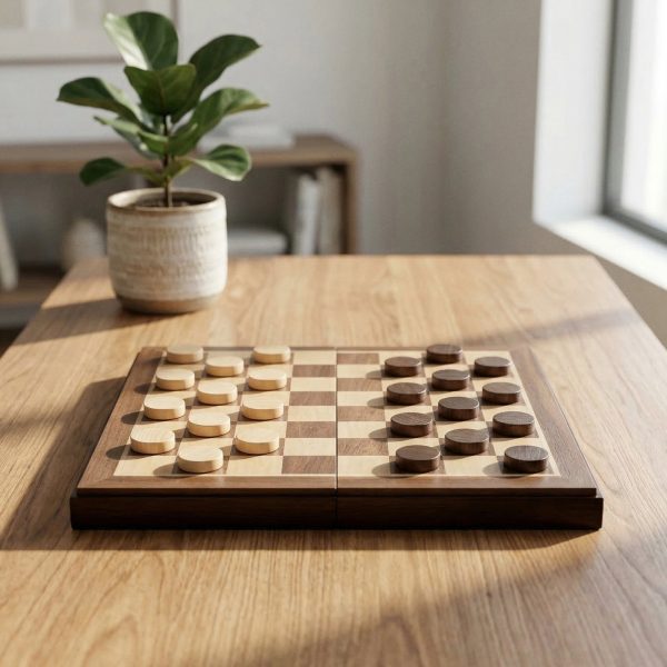 Magnetic Folding Chess & Checkers Set