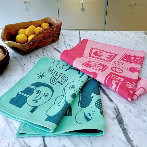 Art Lovers Cotton Tea Towels - Set of 2