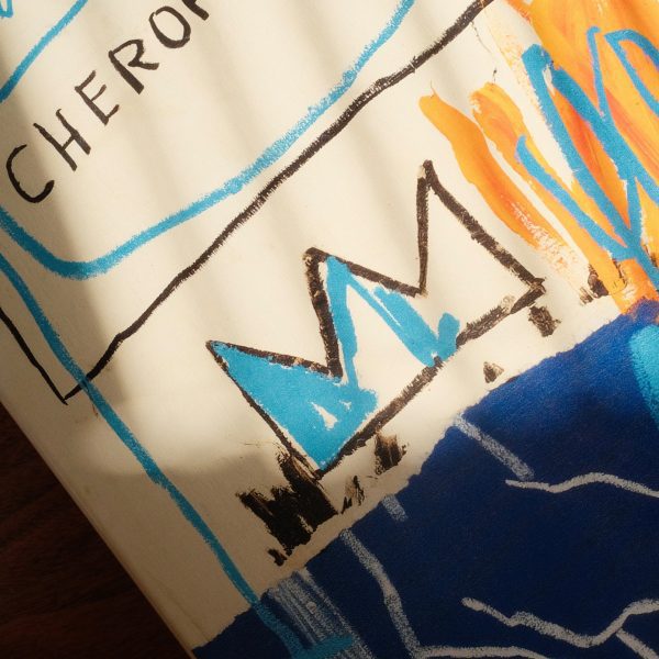 Jean-Michel Basquiat Charles the First Skateboard Triptych from The Skateroom