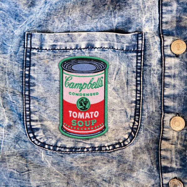 Iron-On Artist Patch - Campbell's Soup Can