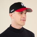 MoMA Yankees Two-Tone Adjustable Baseball Cap - Black/ Red
