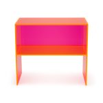 Two-Way Side Table - Neon Orange/ Neon Pink