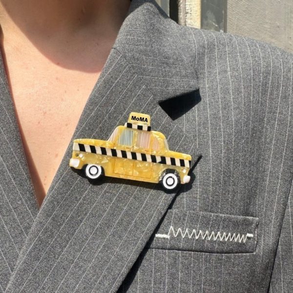 Solar Eclipse MoMA Taxi Brooch