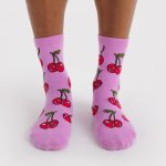 Baggu Crew Socks - Cherries