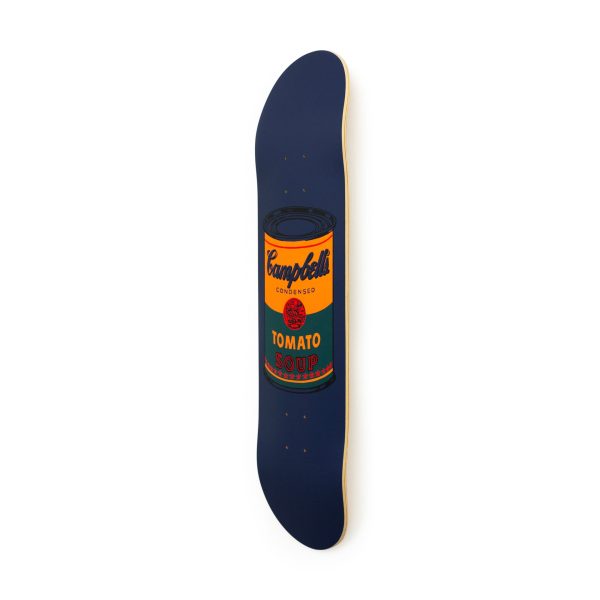 Andy Warhol: Skateboard Colored Campbell's Soup Cans - Teal