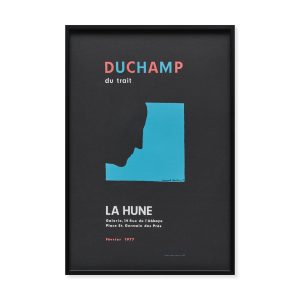 Marcel Duchamp du trait Framed Poster