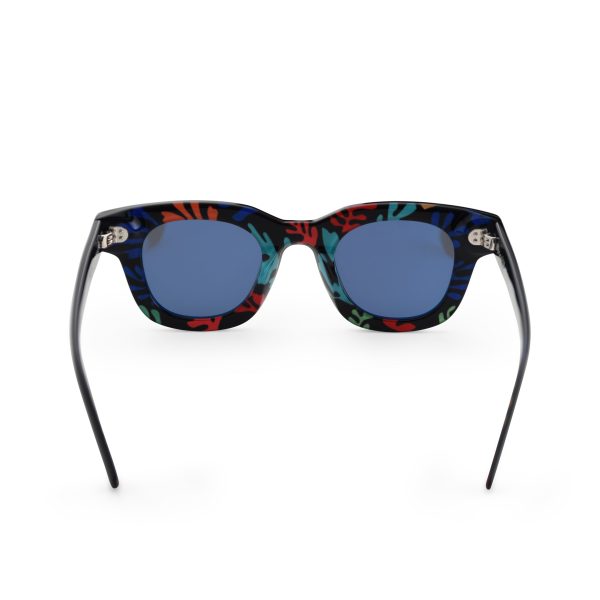 MoMA Henri Matisse La Gerbe Akila Sunglasses - Black/ Black