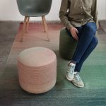 Nanimarquina Shade Pouf Stool - Blue/ Multi 2B