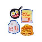 Food Sticker Pack - Set of 4 - Brunch