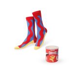 Food-Themed Crew Socks - Curved Chips