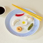 Japanese Ceramic Food Chopsticks Rest - Bagel