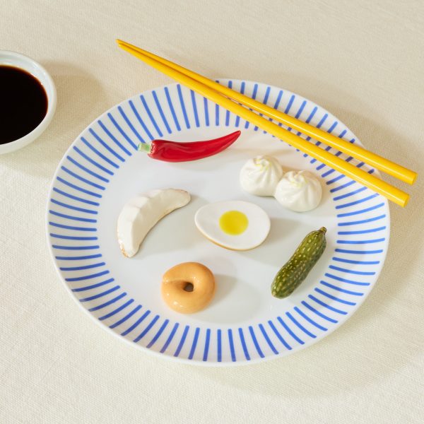 Japanese Ceramic Food Chopsticks Rest - Bagel
