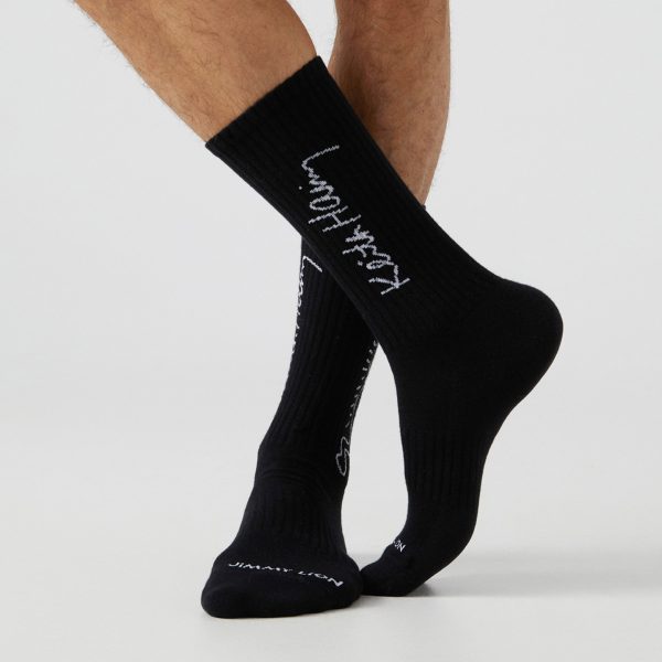 Keith Haring Mid-Calf Socks - Black