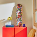 Mickalene Thomas Color Flower Pattern Skateboard