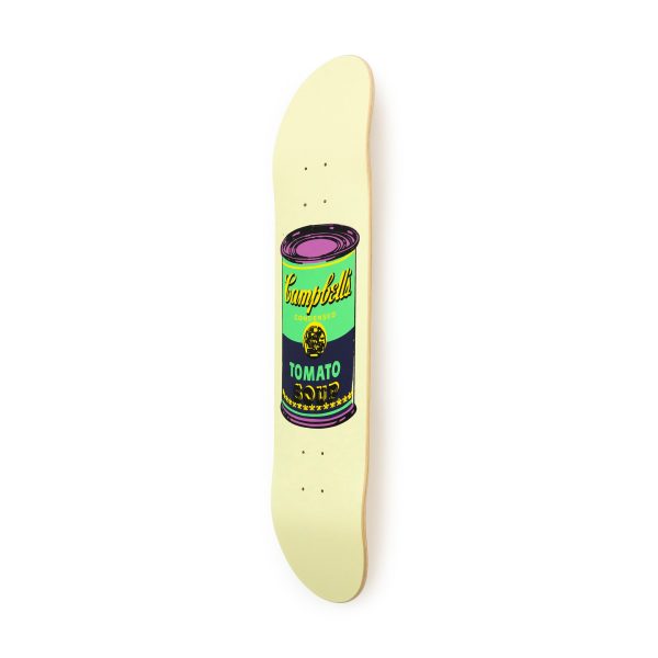 Andy Warhol: Skateboard Colored Campbell's Soup Cans - Eggplant