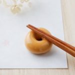 Japanese Ceramic Food Chopsticks Rest - Bagel