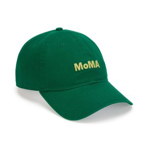 Colorful MoMA Adjustable Baseball Cap - Kelly Green/ Yellow