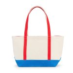 MoMA Baggu Heavyweight Canvas Tote - Red/ Blue