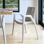 ArcoBellini Stacking Chair from Heller - Gray Pearl